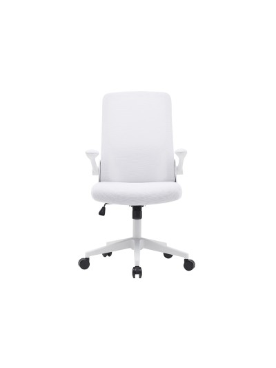 Silla q-connect oficina alba malla base metalica alt max 1110 anc 610 prof 580 ruedas premium color blanco
