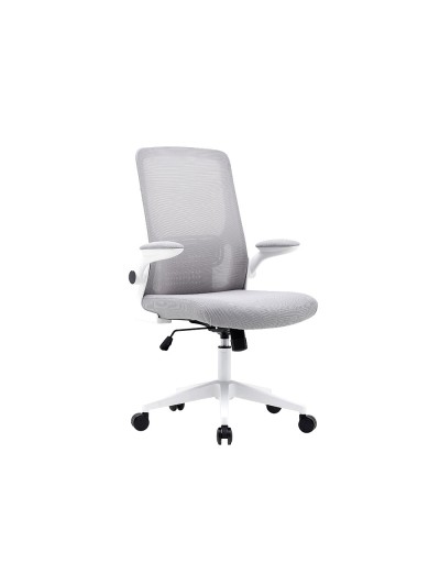 Silla q-connect oficina alba malla base metalica alt max 1110 anc 610 prof 580 ruedas premium color gris
