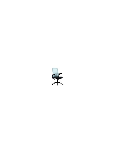 Silla q-connect oficina alba malla base metalica alt max 1110 anc 610 prof 580 ruedas premium color negro azul