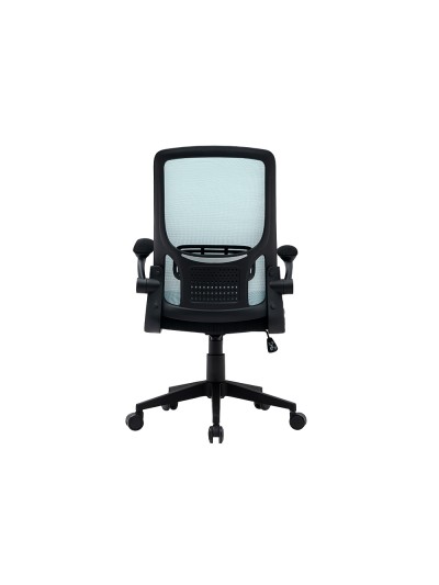 Silla q-connect oficina alba malla base metalica alt max 1110 anc 610 prof 580 ruedas premium color negro azul
