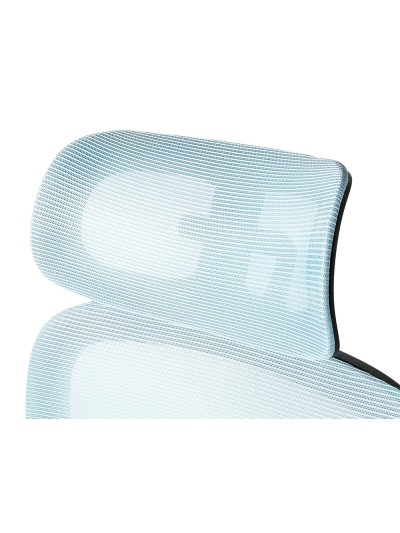 Silla q-connect direccion sorrento malla base metalica alt max 1320 anc 650 prof 600 mm ruedas premium azul gris
