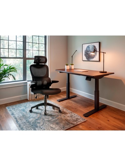 Silla q-connect direccion sorrento malla base metalica alt max 1320 anc 650 prof 600 mm ruedas premium negro