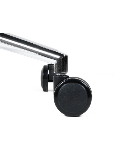 Silla q-connect direccion bosa simil piel base metalica alt max 1130 anc 550 prof 630 mm ruedas premium color negro