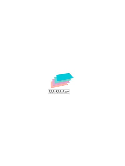 Vade de sobremesa exacompta aquarel carton forrado colores pastel surtidos 585x385x5 mm