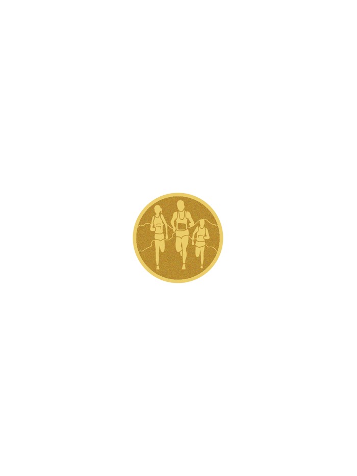 25/26 DISCO DORADO AUTOADHESIVA ATLETISMO Ø 2,5 CM