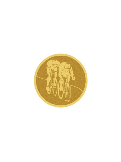 25/26 DISCO DORADO AUTOADHESIVA CICLISMO Ø 2,5 CM