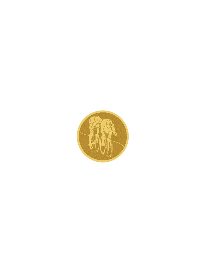 25/26 DISCO DORADO AUTOADHESIVA CICLISMO Ø 2,5 CM