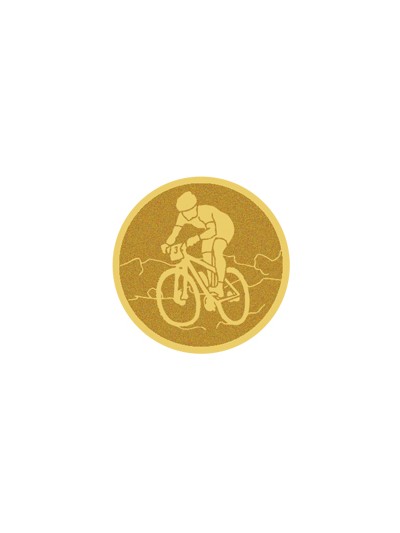 25/26 DISCO DORADO AUTOADHESIVA CICLISMO Ø 2,5 CM