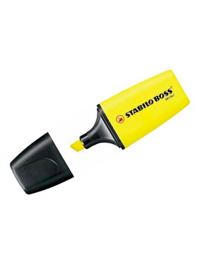 Rotulador stabilo boss mini estuche de 5 unidades amarillo /azul/naranja/rosa/verde