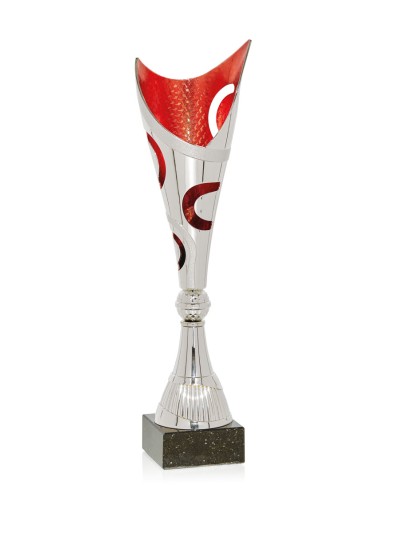 25/26 COPA ABS METALIZADO PLATA/ROJO