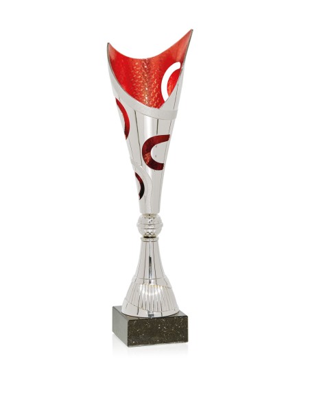 25/26 COPA ABS METALIZADO PLATA/ROJO