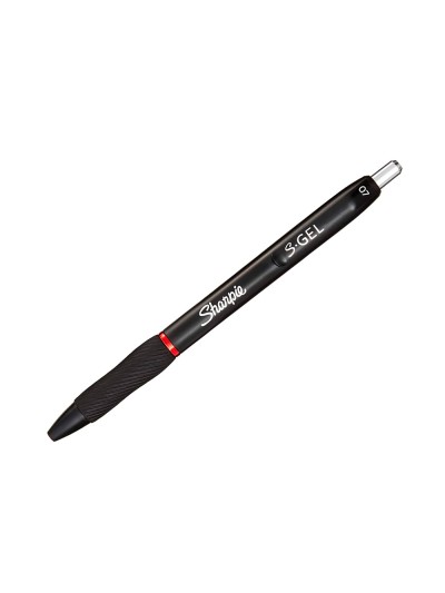 Boligrafo sharpie retractil tinta gel punta 0,7 mm color rojo