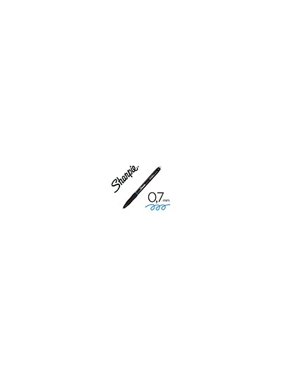 Boligrafo sharpie retractil tinta gel punta 0,7 mm color azul