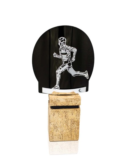 26/25 TROFEO METAL ATLETISMO PLATA