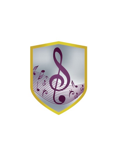 25/26 APLIQUE ALUMINIO MUSICA