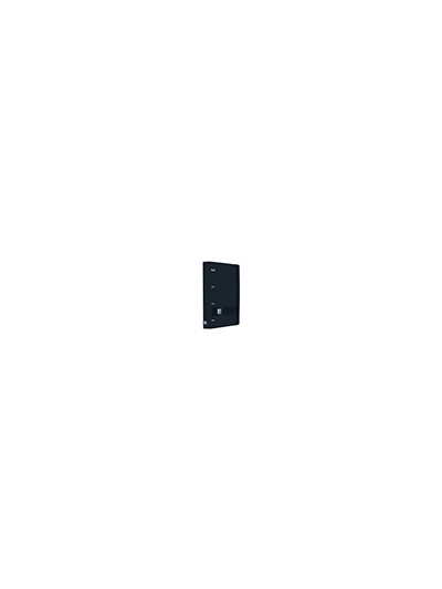 Archivador oxford eurobinder+ live&go polyfoam din a4+ 120 hojas horizontal color negro