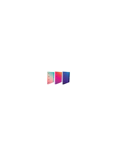 Carpeta 4 anillas oxford europeanbinder gradient tapa extradura din a4 + recambio 120 hojas cuadro 5 mm