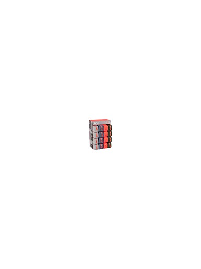 Bolso portatodo apli silicona rectangular 75x185x55 mm expositor de 16 unidades colores surtidos