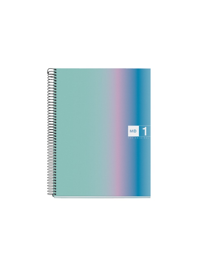 Cuaderno espiral miquelrius din a4 80 hojas 90 gr cuadro 5 mm tapa forrada aurora santorini Cuaderno espiral miquelrius din a4 80 hojas 90 gr cuadro 5 mm tapa forrada aurora santorini