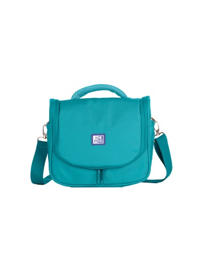 Bolsa isotermica oxford b-foodie rpet color verde aqua 220x250x160 mm