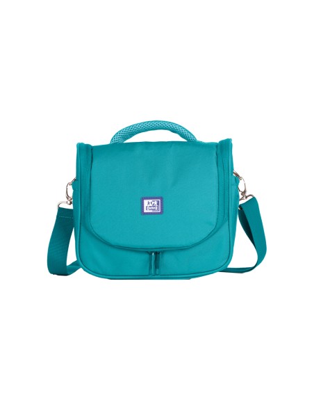 Bolsa isotermica oxford b-foodie rpet color verde aqua 220x250x160 mm