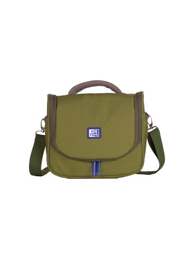Bolsa isotermica oxford b-foodie rpet color verde militar 220x250x160 mm
