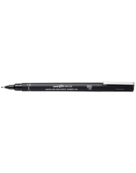 Rotulador uniball pin calibrado micrometrico 1,2 mm color negro