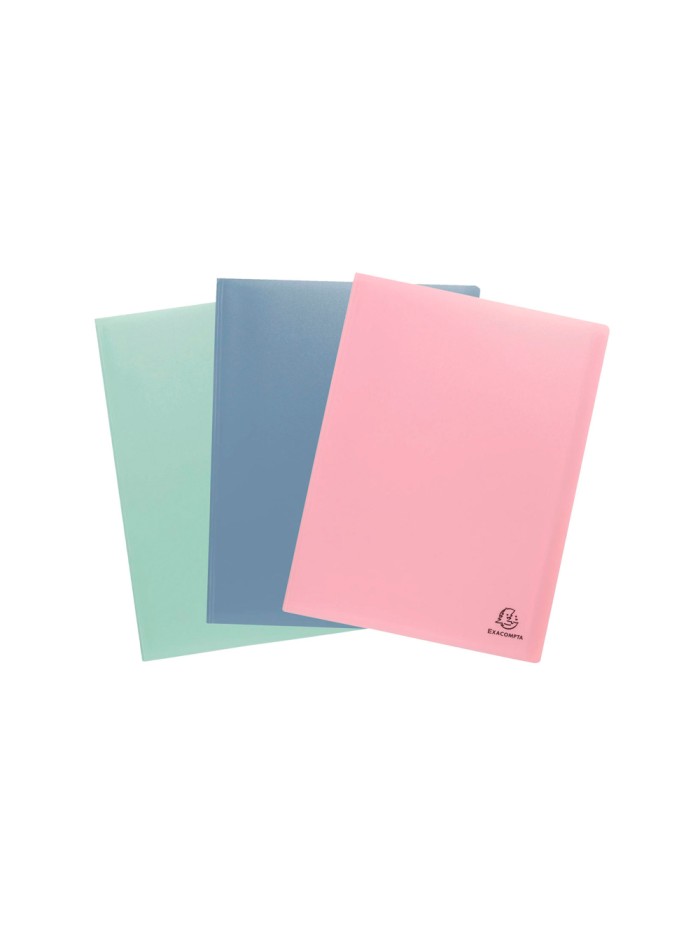 Carpeta exacompta autentik escaparate 40 fundas din a4 polipropileno reciclado colores surtidos Carpeta exacompta autentik escaparate 40 fundas din a4 polipropileno reciclado colores surtidos
