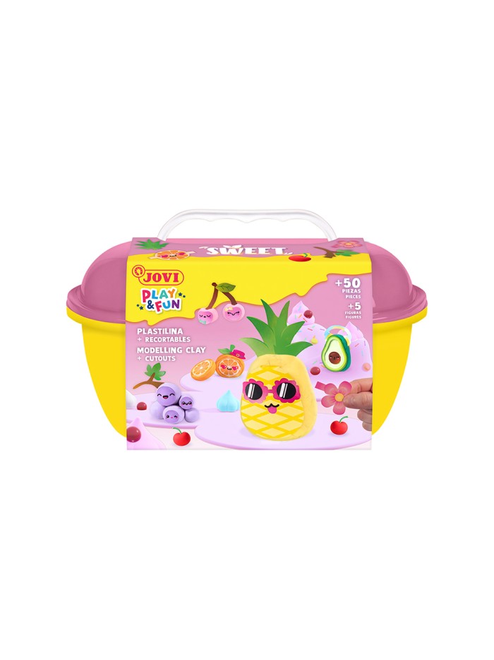 Juego jovi play&fun plastilina cofre sweet Juego jovi play&fun plastilina cofre sweet