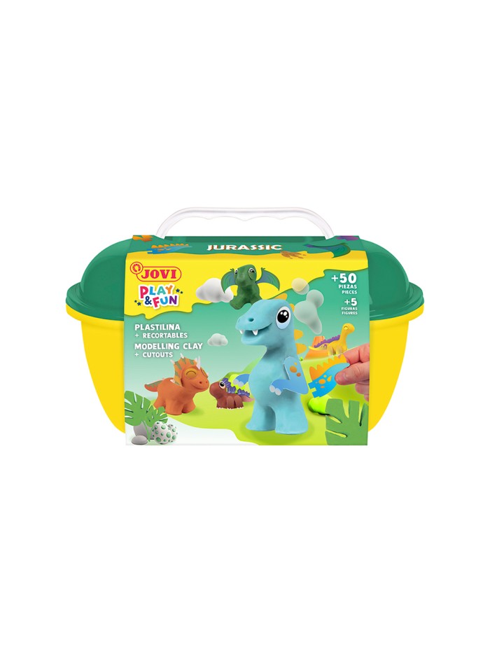 Juego jovi play&fun plastilina cofre jurassic Juego jovi play&fun plastilina cofre jurassic