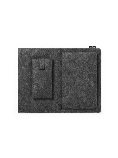 Funda para portatil durable multibag 16,4/' effect color antracita 320x420x50 mm