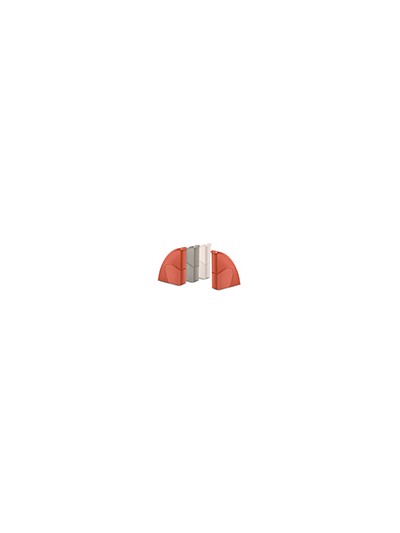Revistero cep plastico terra nova lote de 4 unidades colores surtidos 270x85x310 mm