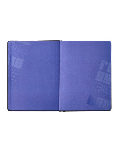 Agenda escolar antartik 25-26 encuadernada go! simil piel negro semana vista a5 bilingüepapel fsc 80 gr