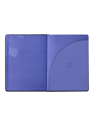 Agenda escolar antartik 25-26 encuadernada go! simil piel negro semana vista a5 bilingüepapel fsc 80 gr