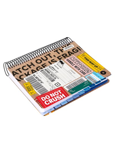 Agenda escolar antartik 25-26 espiral cargo dia pagina a5 bilingüe papel fsc 80 gr
