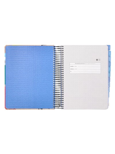 Agenda escolar antartik 25-26 espiral cargo dia pagina a5 bilingüe papel fsc 80 gr