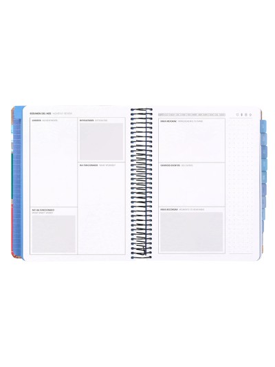 Agenda escolar antartik 25-26 espiral cargo dia pagina a5 bilingüe papel fsc 80 gr