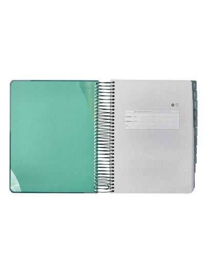 Agenda escolar antartik 25-26 espiral fun day azul oscuro dia pagina a5 bilingüe papel fsc 80 gr