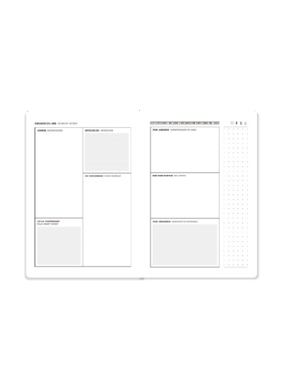 Agenda escolar antartik 25-26 espiral plans rosa fucsia dia pagina a5 bilingüe papel fsc 80 gr