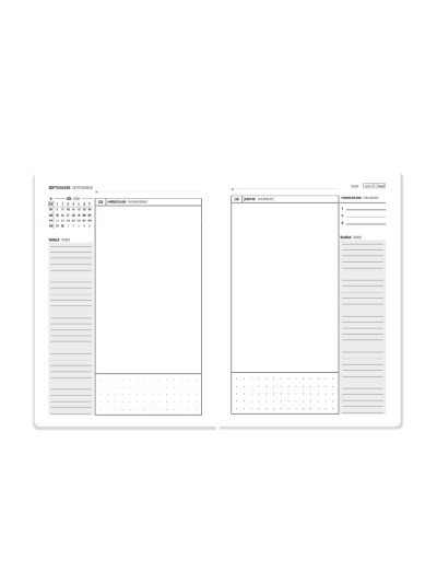 Agenda escolar antartik 25-26 espiral essentials verde lima dia pagina a5 bilingüe papel fsc 80 gr