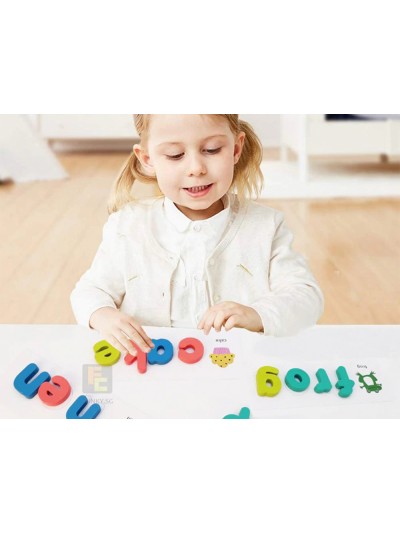 Juego didactico mideer emparejar letras en ingles