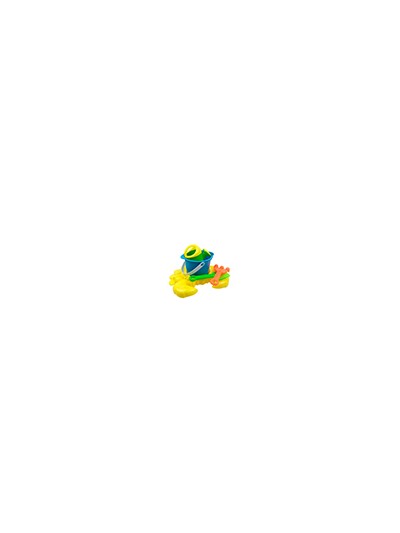 Cubo de playa ao zhi para jugar con la arena set 7 piezas cangrejo