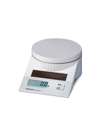 Pesacartas oficina maul tronic solar 5000 gr apagado automatico color blanco 196x130x65 mm