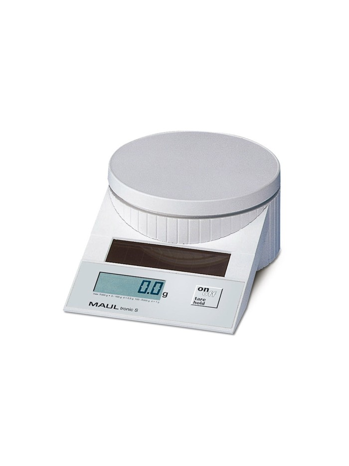 Pesacartas oficina maul tronic solar 5000 gr apagado automatico color blanco 196x130x65 mm Pesacartas oficina maul tronic solar 5000 gr apagado automatico color blanco 196x130x65 mm
