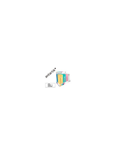 Botella antartik isotermica acero inoxidable libre de bpa 750ml expositor con 8 botellas