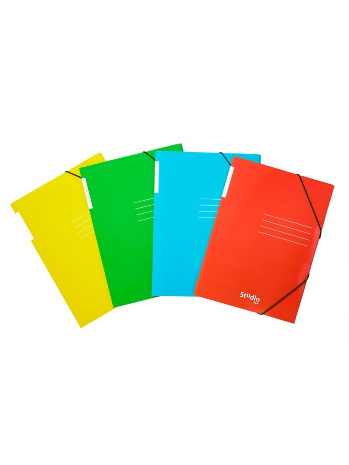 Carpeta pardo gomas solapas carton brillo expositor de 48 unidades colores surtidos Carpeta pardo gomas solapas carton brillo expositor de 48 unidades colores surtidos