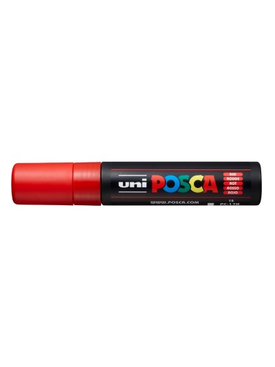 Rotulador uni posca 15 mm pc-17k rojo