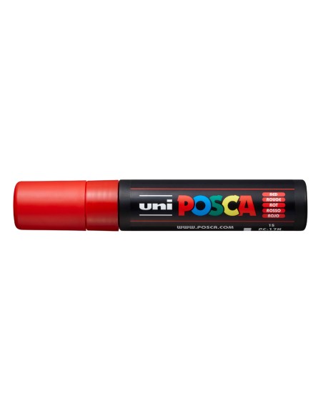 Rotulador uni posca 15 mm pc-17k rojo