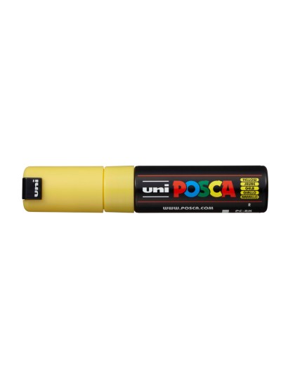 Rotulador uni posca 8 mm pc-8k amarillo