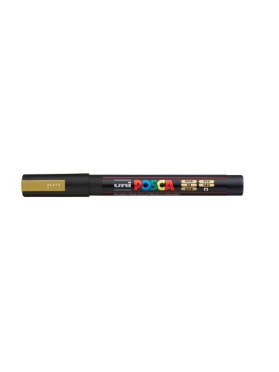 Rotulador uni posca 0,9 - 1,3 mm pc-3m oro